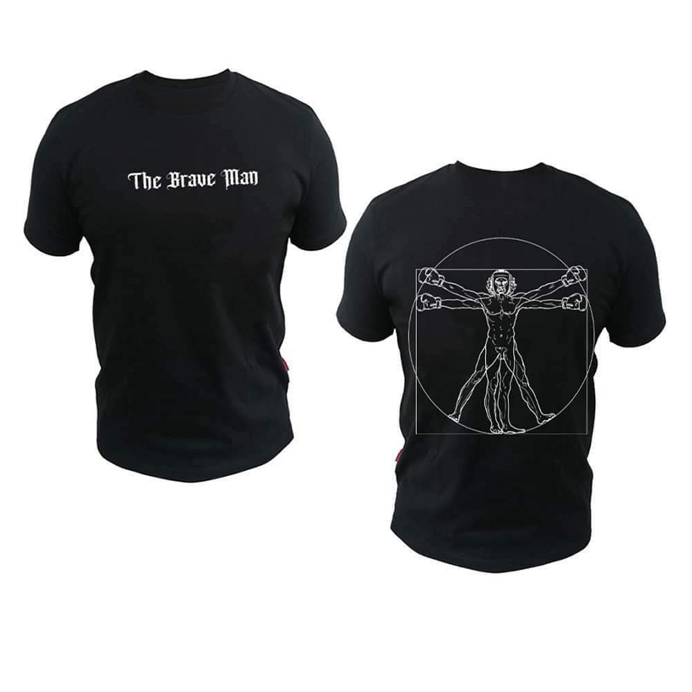 T-shirt  "THE BRAVE MAN" BLACK